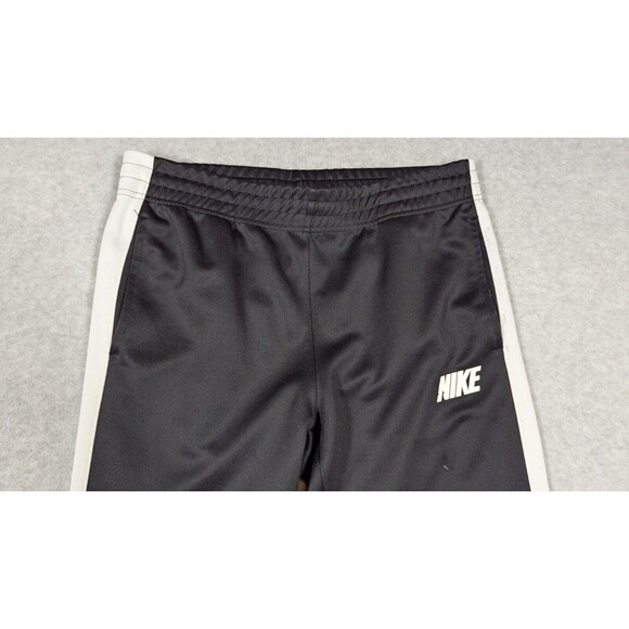 Nike Men Pants Medium‎ Sweatpants Athletic Vintage Track Spellout Zip Hems - Picture 2 of 16